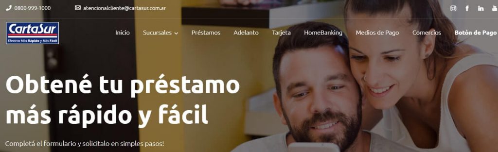 carta sur prestamos online