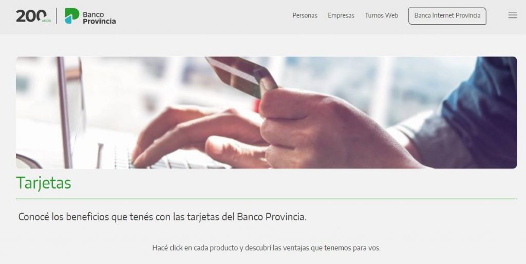 provincia tarjetas