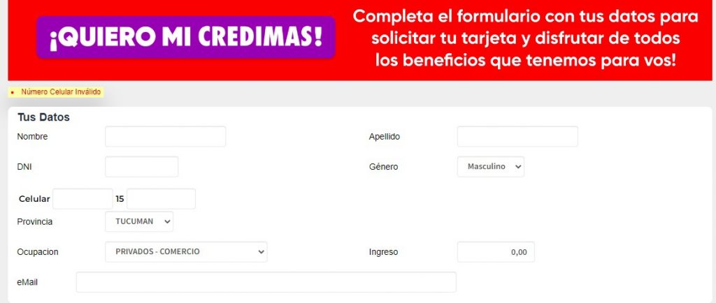 credito credimas