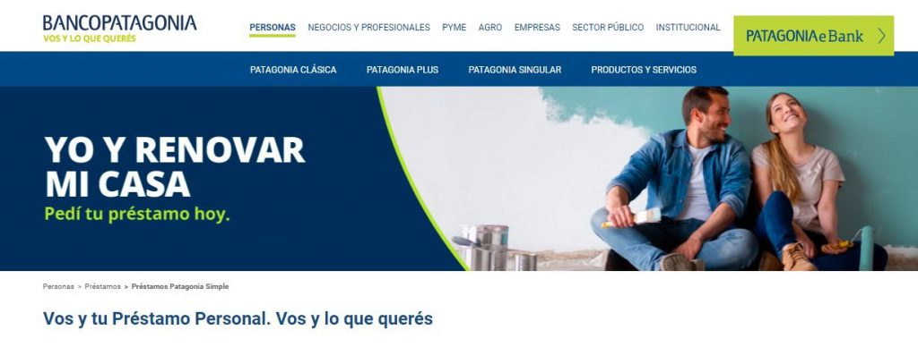 solicitar prestamo en patagonia
